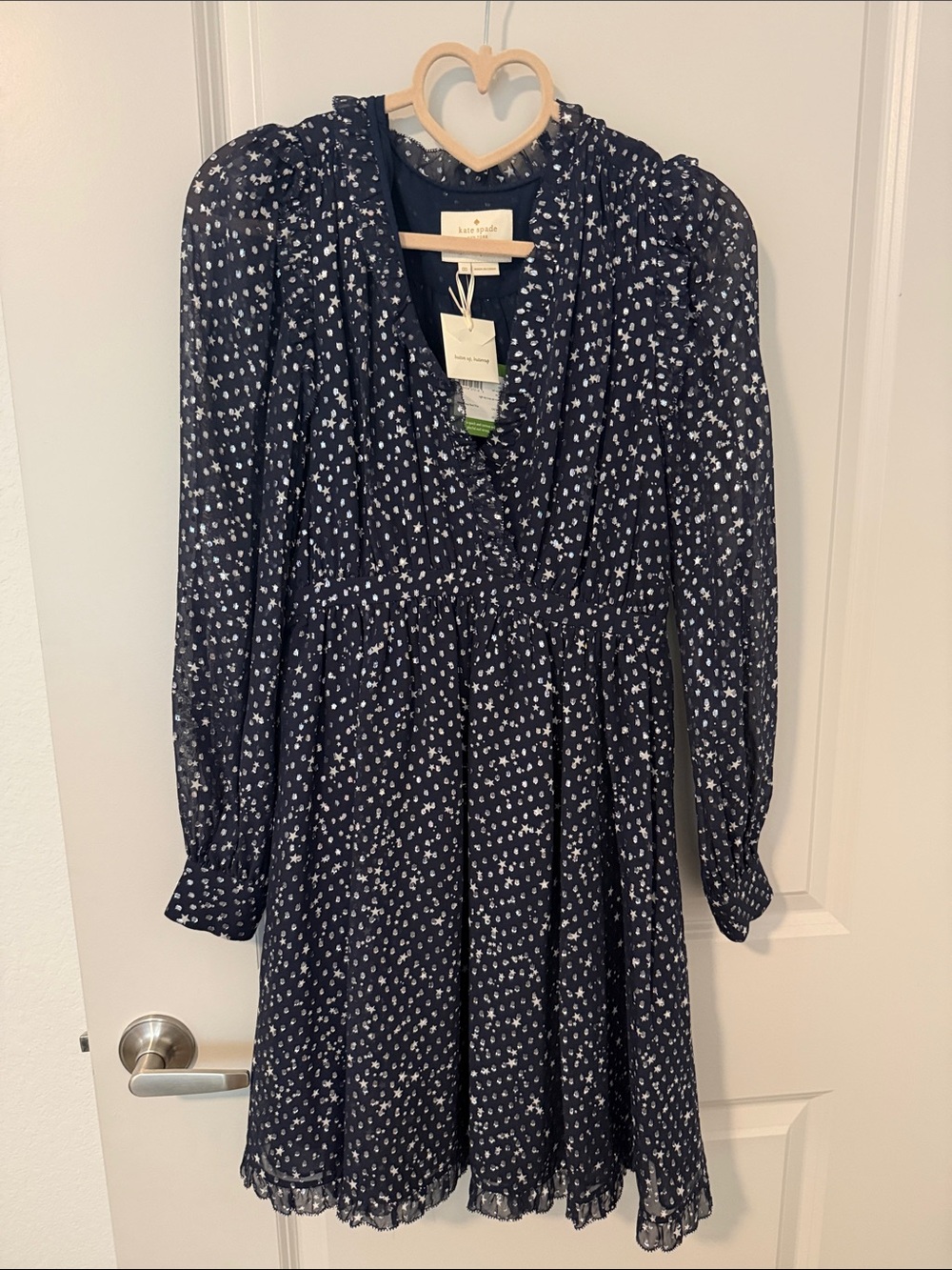 kate spade Navy Blue Floral Midi Dress 👗